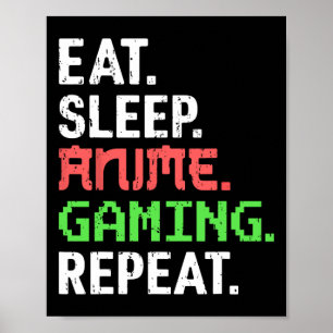 Poster Coma animação do sono Repetir animador engraçado A