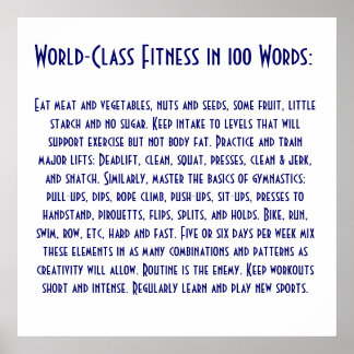 Póster Coma carne e legumes, loucos e sementes, alguns...