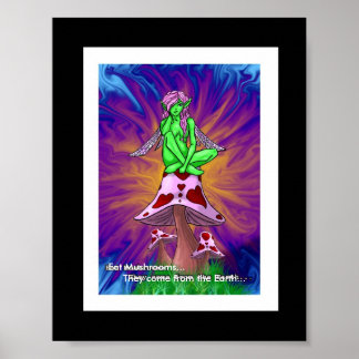 Poster Coma Cogumelos