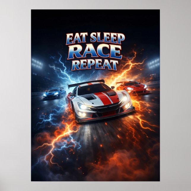 Poster Coma Corra Retro (Frente)
