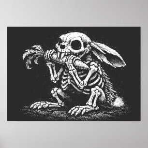 Poster Coma Legumes – Coelho Morto por BurnsInHell