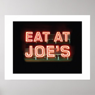 Póster Coma no Joe-Impressão