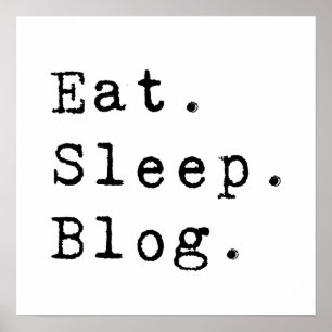 Póster Coma o blogue do sono