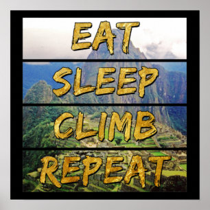 Poster Coma o Clima do Sono Repito - Machu Picchu, Peru