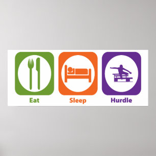 Póster Coma o obstáculo do sono