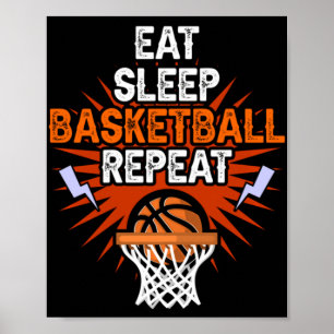 Poster Coma o reprodutor de basquete do jogador Gift Fun 