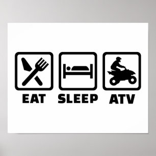 Póster Coma o sono ATV