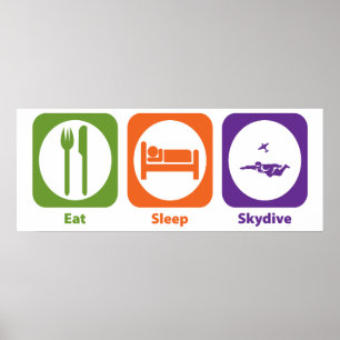 Póster Coma o sono Skydive
