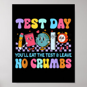 Poster Coma O Teste Sem Desmama Motivacional