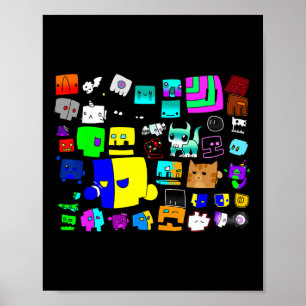 Poster Coma O Travamento Do Sono Repetir A Geometria Do J