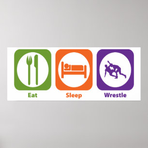 Póster Coma o Wrestle do sono