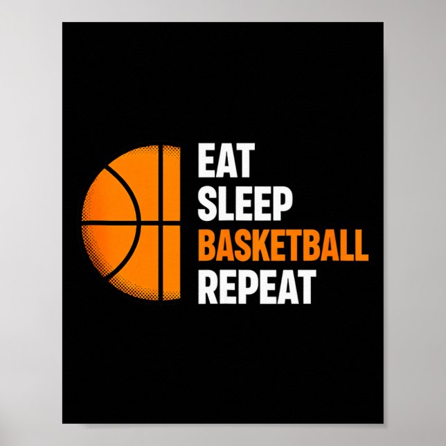 Poster Coma Sonho Basquete Repita Tanque Amante de Basque (Frente)