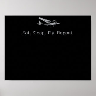 Poster Coma Sono Drones Voadores Repetir Presente Aviador