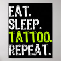 Coma Tatuagem Do Sono Repetir Tatuador Engraçado