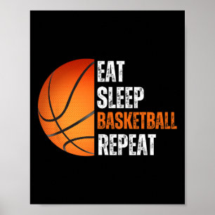 Poster Coma Um Sono De Basquete Repito Presente Para Fa D