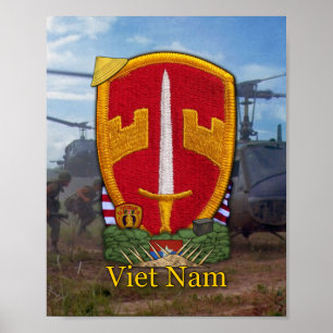 Póster Comando de Assistência Militar Vietnã MACV