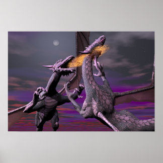 Póster Combate à Lua