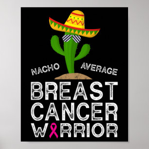 Poster Combate ao cancer Suporta Warri Engraçado de Comba
