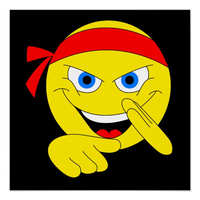 Póster Combatendo Emoji (Frente)