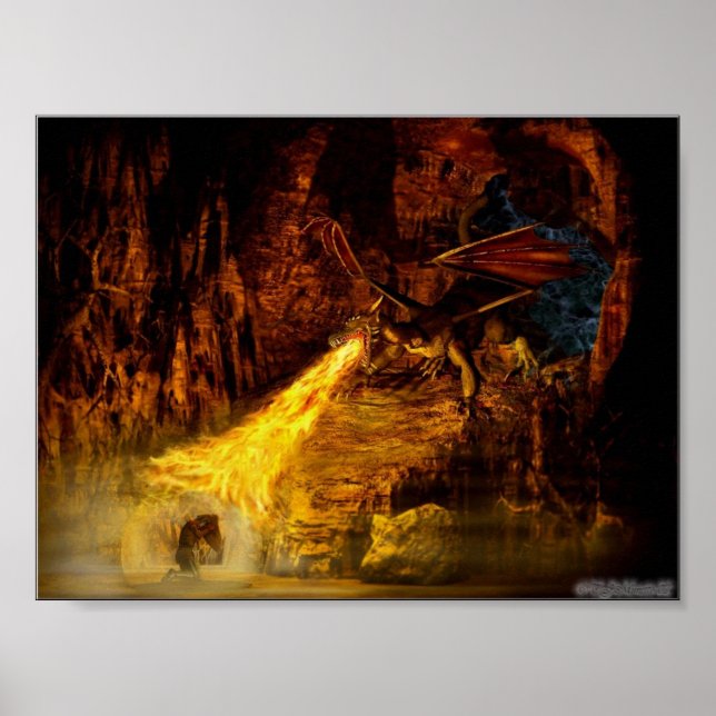 Poster Combatente do Dragão (Frente)