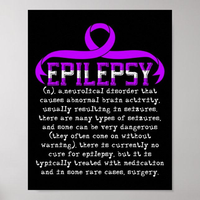 Poster Combater a Epilepsia Epiléptica e a Sensibilização (Frente)