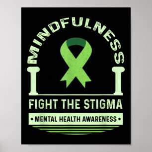 Poster Combater O Estigma Camisa Homens De Consciência Me