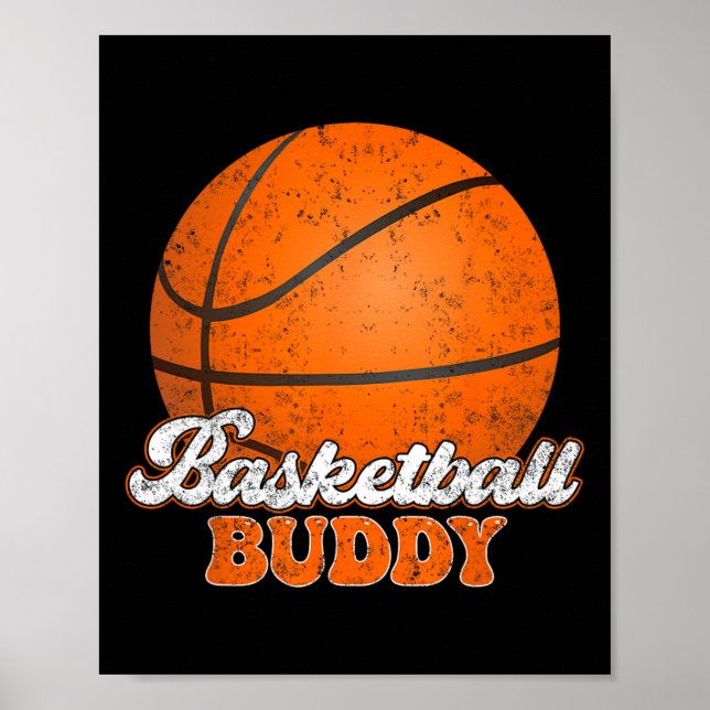 Poster Combinação Familiar Amigo De Basquete Para Mulhere (Frente)