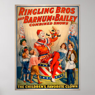 Poster combinado irmãos das mostras de Ringling d