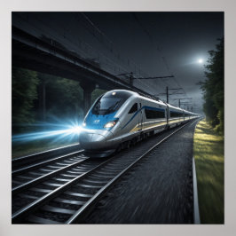 Poster Comboio a bala