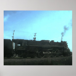 Poster Comboio a vapor