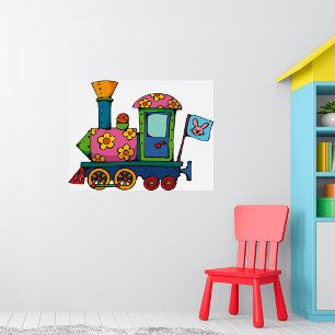 Poster Comboio com ventilador de brinquedos