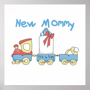 Poster Comboio de Mamãe É um presente