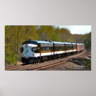 Póster Comboio de passageiros clássico