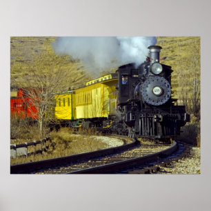 Póster Comboio do Museu Nacional de Ferrovia de Nevada nº