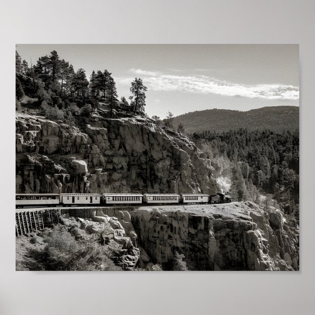 Poster Comboio Durango Silverton Railroad (Frente)