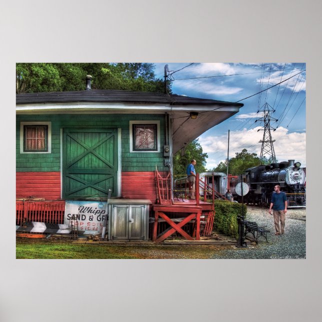 Póster Comboio - Estação de Comboio (Frente)