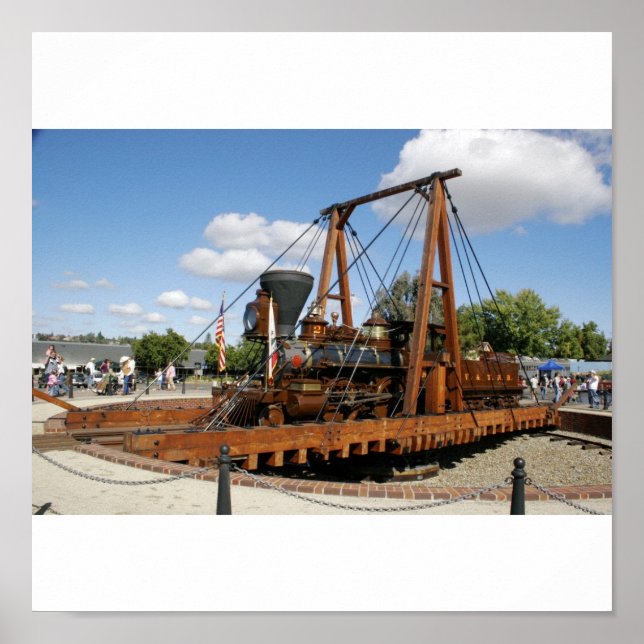 Póster Comboio histórico giratório (Frente)