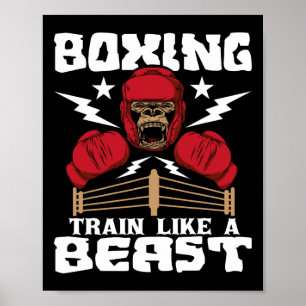 Poster Comboio In A Box Como Uma Besta - Kickboxer G