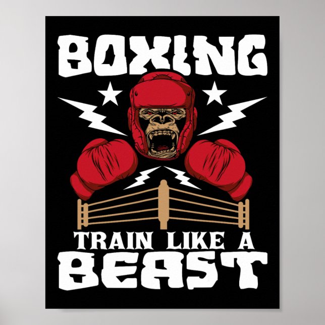 Poster Comboio In A Box Como Uma Besta - Kickboxer G (Frente)