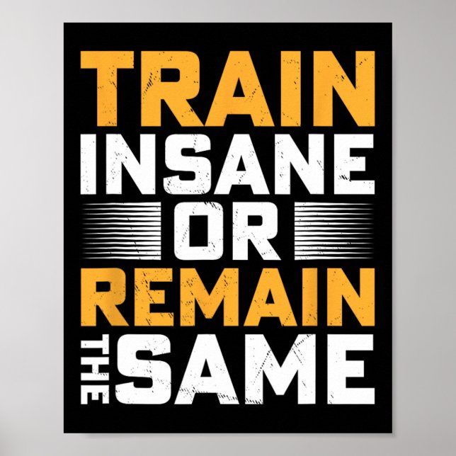 Poster Comboio Insano Ou Permanecer Igual (Frente)