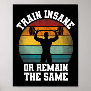 Poster Comboio Insano Ou Permanecer Igual - Hábito De Ele