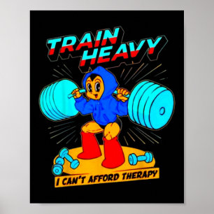 Poster Comboio Pesado Não Consigo Receber Terapia
