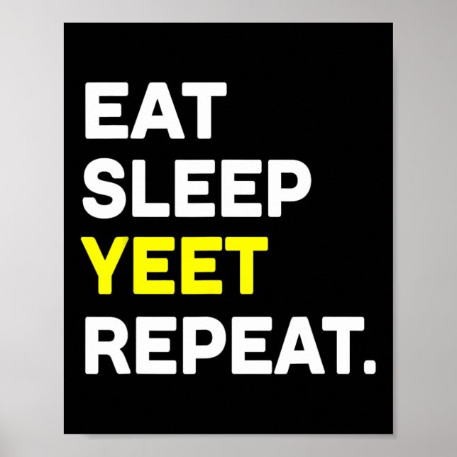 Poster Come Sleep Yee Repete Funny Dance Slang Sketll Coa (Frente)