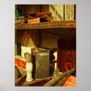 Poster COMEÇAR SOB $20 - escova de rapagem