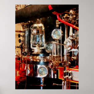 Póster COMEÇAR SOB $20 lanterna & calibres no carro de