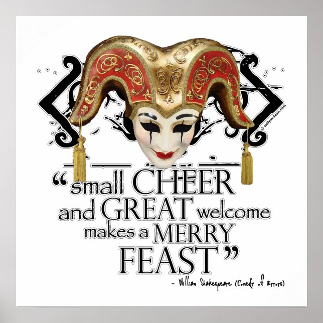 Póster Comédia Da Cotação Do Banquete Erros (Frente)