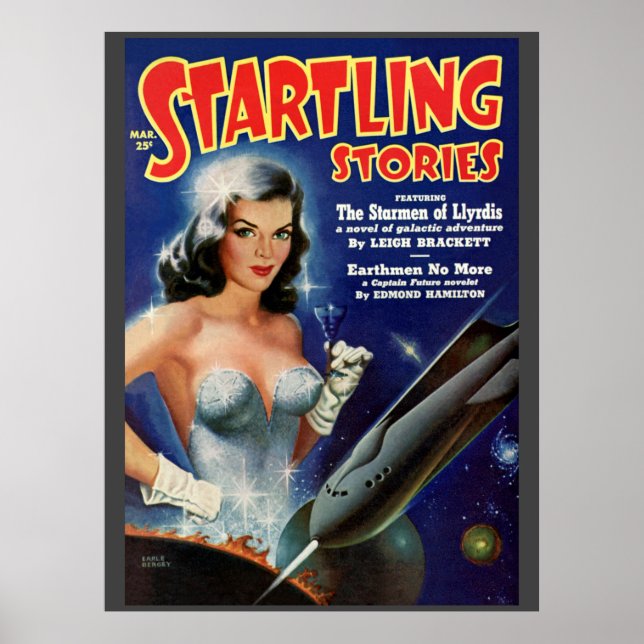 Póster Comédia de pasta "Startling Stories" (Frente)