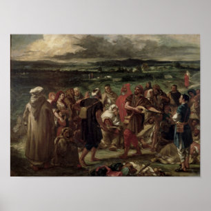 Póster Comediantes ou Buffoons Árabes, 1848