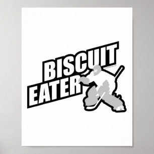 Poster Comedor - Goalie Engraçado de Hockey