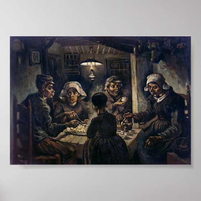 Poster Comedores de Batata | Van Gogh | (Frente)